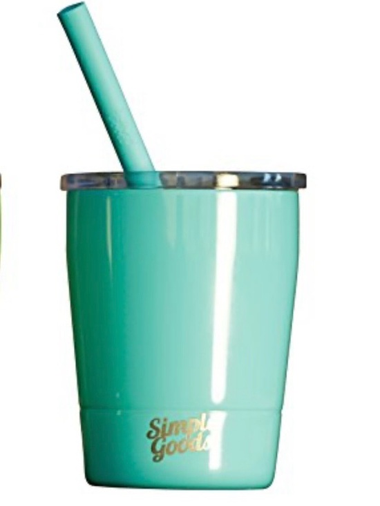 Simple Goods Other - Simple Goods kids stainless steel 8oz tumbler with acrylic lid & Silicon Straw